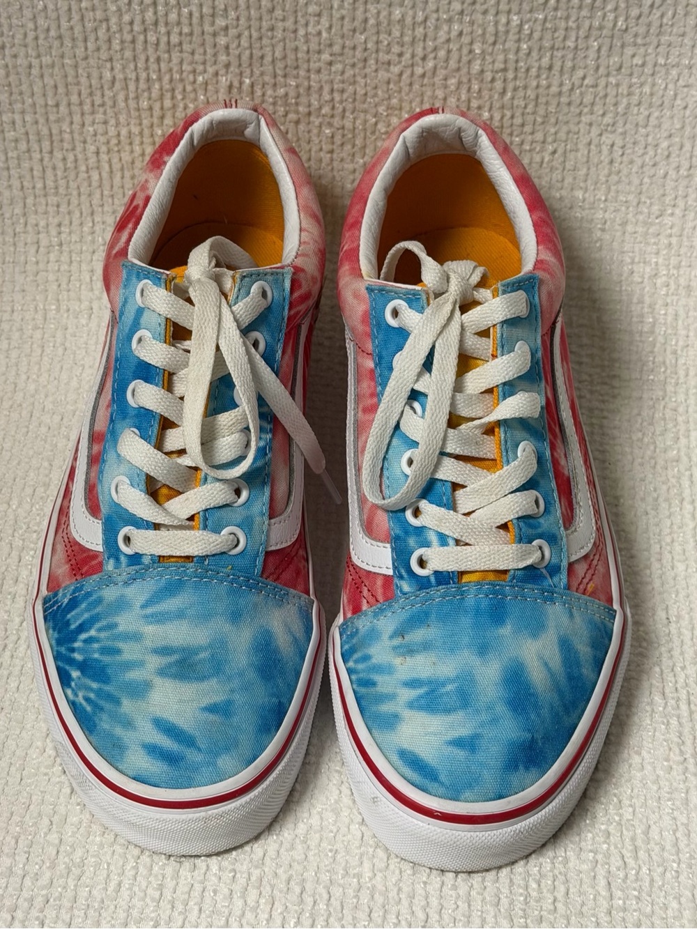 Vans Old Skool Tie Dye multi coloured casual shoes Sz 6